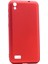 Vestel Venüs 5040 Mat Premium Silikon Kılıf - Kırmızı + Nano Ekran Koruyucu 1