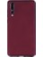 Xioami Mi 9 Kılıf Mat Premium Silikon Kılıf - Bordo + Cam Ekran Koruyucu 1