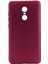 Xioami Redmi 5 Plus Mat Premium Silikon Kılıf - Bordo + Cam Ekran Koruyucu 1