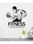 Areksan Reklam Fitness Professional Tagline Duvar Sticker 1