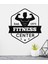 Areksan Reklam Fitness Center Body Building Duvar Sticker 1