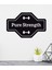 Areksan Reklam Pure Strength Duvar Sticker 1