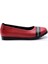 Girl Boss New York Kırmızı Deri Hostes Ayakkabısı