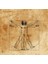 Vitruvian Adamı Leonardo Da Vinci Kanvas Tablo 2