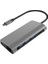 Type-C 8 in 1 Multiport Alüminyum Rj-45 Ethernet - 3 Port USB 3.0 Hub HDMI Dönüştürücü 1