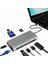Type-C 8 in 1 Multiport Alüminyum Rj-45 Ethernet - 3 Port USB 3.0 Hub HDMI Dönüştürücü 3