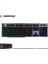 KB-R78 Gri/Siyah USB Rainbow Backlight LC Layout Oyuncu Klavye 5