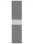 SCHZ38SI Apple Watch Uyumlu Seri 2 3 4 - 38-40 mm Spor Loop Dokuma Kordon - Gümüş 5