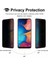 Samsung Galaxy A20 Privacy 5D Gizlilik Filtreli Cam Ekran Koruyucu Siyah 2