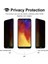 Huawei Y7 Prime 2019 Privacy 5D Gizlilik Filtreli Cam Ekran Koruyucu Siyah 2