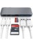 6 In 1 Type-C Hub SD / Micro SD Kart Okuyucu USB 3.0 3