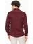 Erkek Bordo Slim Fit Uzun Kol Gömlek 4