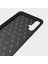 Huawei Nova 5 Pro Brushed Carbon Fiber Silikon Kılıf - Siyah 4