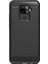 Huawei Nova 5i Pro Brushed Carbon Fiber Silikon Kılıf - Siyah 1