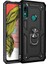 Huawei P Smart Z Anka Serisi Yüzük Standlı Armor Kılıf - Siyah 2
