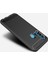 Huawei P20 Lite 2019 Brushed Carbon Fiber Silikon Kılıf - Siyah 3
