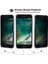 iPhone 6 - 6S Privacy Gizlilik Filtreli Tam Kaplayan Tempered Cam - Siyah 2