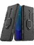 Oppo Reno 10x Zoom Batman Serisi Yüzük Standlı Armor Kılıf - Siyah 2