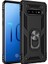 Samsung Galaxy S10 Anka Serisi Yüzük Standlı Armor Kılıf - Siyah 2