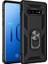 Samsung Galaxy S10 Plus Anka Serisi Yüzük Standlı Armor Kılıf - Siyah 2