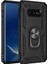 Samsung Galaxy S10e Anka Serisi Yüzük Standlı Armor Kılıf - Siyah 2