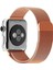 Apple Watch Series SE/10/9/8/7/6/5/4/3 46mm-45mm-44mm-42mm Uyumlu Milano Loop Çelik Kordon Rose Gold 1