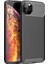 Apple iPhone 11 Pro Max Kılıf Rugged Armor Karbon Desenli Lüx Negro Silikon Arka Kapak Siyah 1