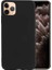 Apple iPhone 11 Pro Kılıf Klasik Mat Renkli Yumuşak Premier Silikon Siyah 1