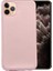Apple iPhone 11 Pro Kılıf Klasik Mat Renkli Yumuşak Premier Silikon Rose Gold 1