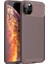 Apple iPhone 11 Pro Kılıf Rugged Armor Karbon Desenli Lüx Negro Silikon Arka Kapak Kahverengi 1