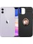Apple iPhone 11 Kılıf Autofocus Shockprof Ravel Yüzüklü Standlı Slikon Kapak Siyah Rose Gold 2
