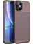 Apple iPhone 11 Kılıf Rugged Armor Karbon Desenli Lüx Negro Silikon Arka Kapak Kahverengi 1