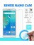 General Mobile GM 8 Kılıf Premium Mat Silikon Kılıf + Esnek Nano Cam Altın 4