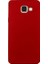Samsung Galaxy A5 2016 Kılıf Mat Silikon Kılıf Simple Case + Esnek Nano Cam Kırmızı 1