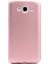 Samsung Galaxy J7 Core Kılıf Mat Silikon Kılıf Slim Fit Simple Case + Koruyucu Cam Rose Gold 1