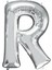 Cakes & Party R Harfi Gümüş Rengi Folyo Balon 40 Inc 100 cm 1