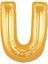 Cakes & Party U Harfi Altın (Gold) Rengi Folyo Balon 40 Inc 100 cm 1