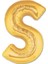 Cakes & Party S Harfi Altın (Gold) Rengi Folyo Balon 40 Inc 100 cm 1