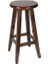 Ahşap Tabure 45 cm Ceviz Renk 2