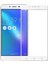 Asus Zenfone 3 Max ZC553KL Tam Kaplayan Çerçeveli Tempered Ekran Koruyucu - Beyaz 1