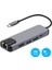 Type-C To 4K HDMI RJ45 Lan 5 in 1 Dönüştürücü Çevirici Adaptör 1