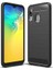 Samsung Galaxy A20e Brushed Carbon Fiber Silikon Kılıf - Siyah 2