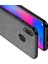 Xiaomi Redmi Note 7 Pro Fabrik Serisi Kumaş ve Deri Desen Kılıf - Gri 4
