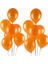 Turuncu Metalik Balon 5 Adet 1