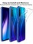 Xiaomi Redmi Note 8 Kılıf Transparent Soft Şeffaf 3