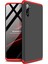 Samsung Galaxy Note 10 Kılıf Double Dip 360 Protective Siyah - Kırmızı 2