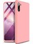 Samsung Galaxy Note 10 Kılıf Double Dip 360 Protective Rose Gold 2