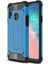 Samsung Galaxy A20s Kılıf Rugged Armor Mavi 2