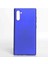 Matte Silicone Samsung Galaxy Note 10 Kılıf Mavi 3