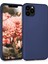 Matte Silicone Apple iPhone 11 Pro Kılıf Lacivert 2